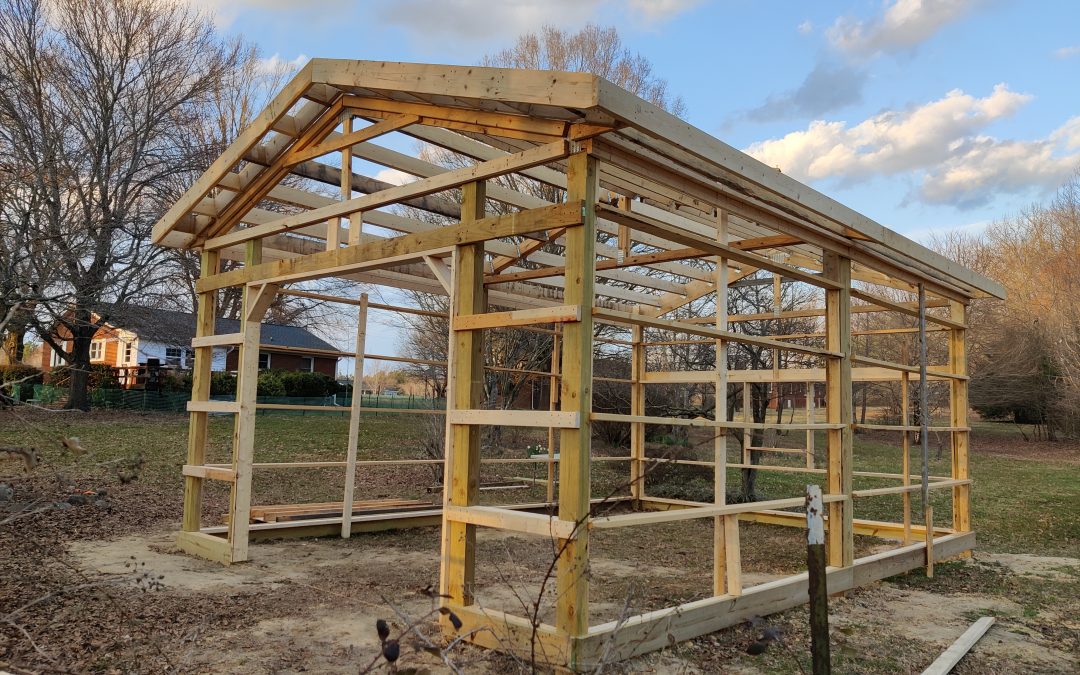 The Barn Construction Has Started